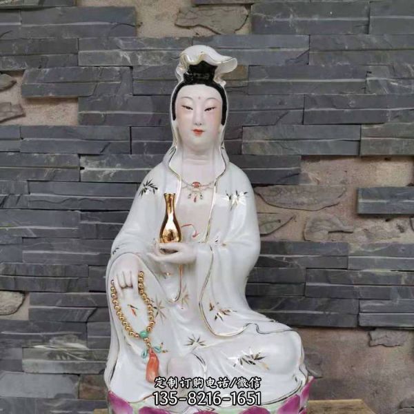 家用室內供奉小型陶瓷各種觀音菩薩神像（5）