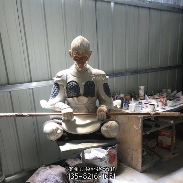 旅游景區擺放玻璃鋼彩繪美猴王孫悟空（1）
