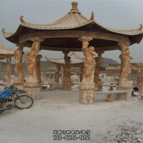 公園戶外大型歐式涼亭雕塑（3）