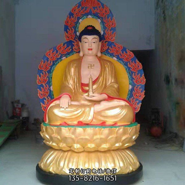寺廟室內(nèi)擺放大型鑄銅觀音菩薩佛像（4）