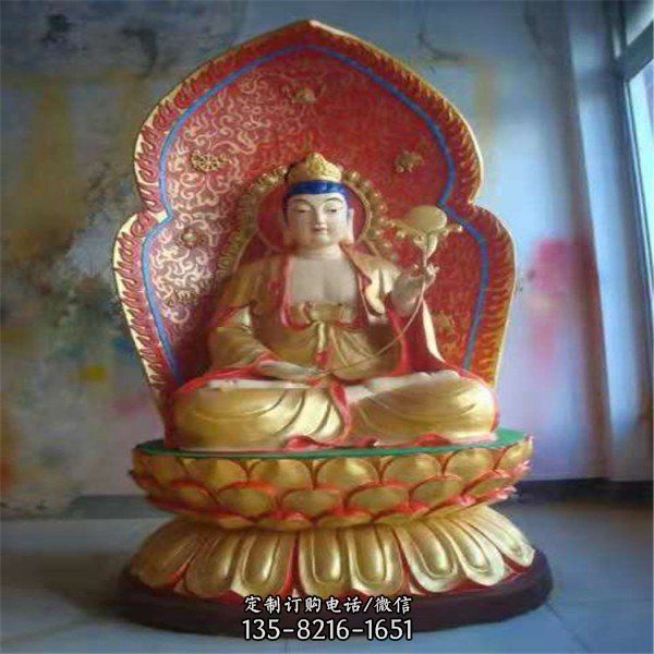 寺廟室內(nèi)擺放大型鑄銅觀音菩薩佛像（2）