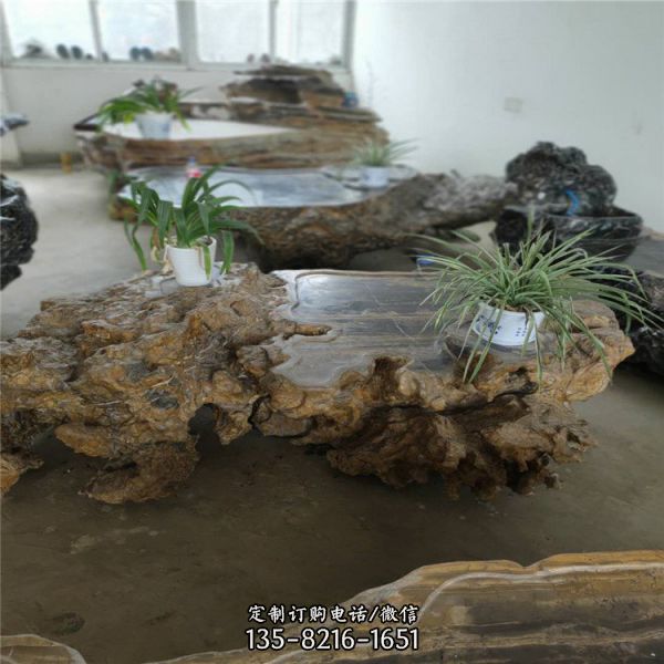 戶外天然石桌石凳石雕擺件（6）
