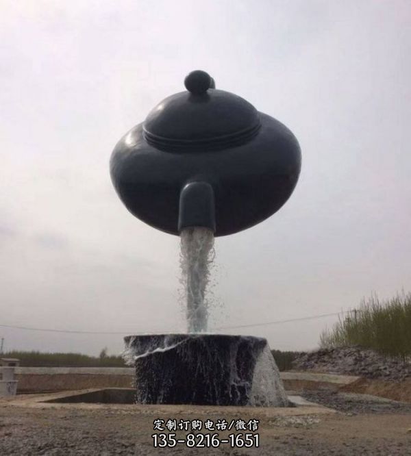 懸空流水茶壺流水噴泉（1）
