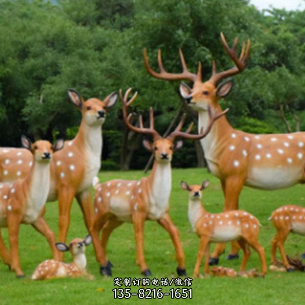 公園商場玻璃鋼彩繪仿真景觀雕塑（1）