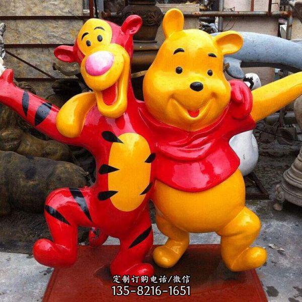 公園商場玻璃鋼彩繪仿真景觀雕塑（2）