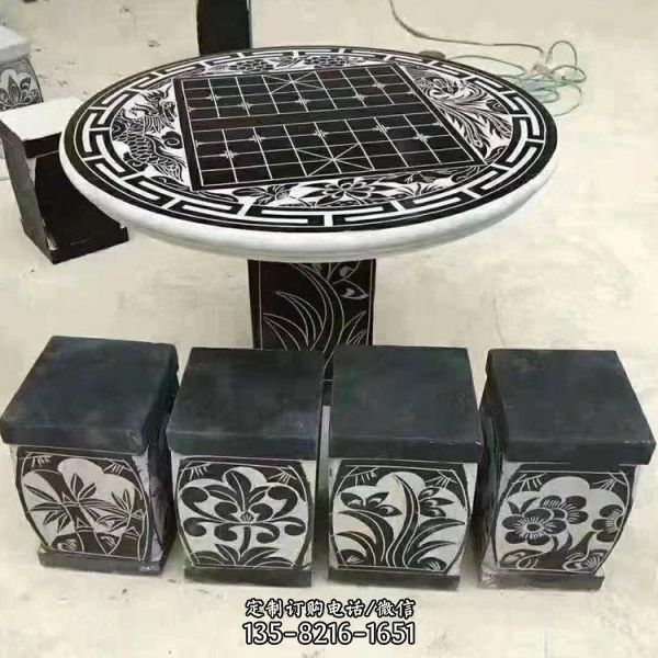 庭院青石石桌凳（1）