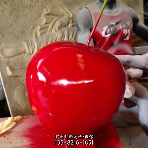 玻璃鋼櫻桃水果房地產景觀美陳雕塑（2）