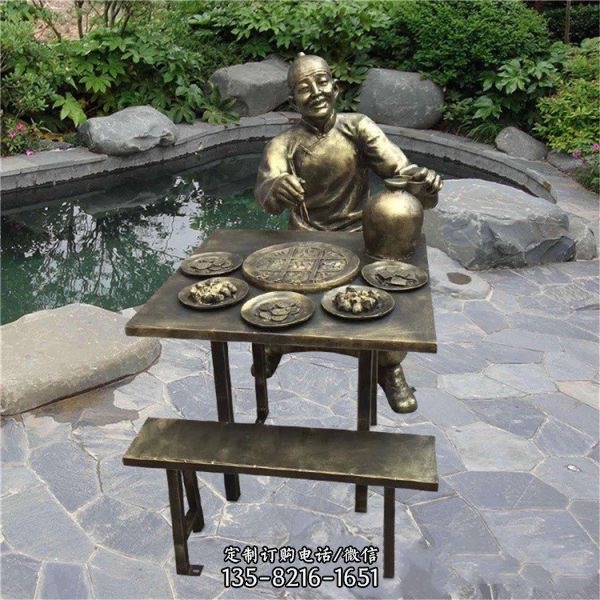 廣場(chǎng)商業(yè)街步行街民俗情景小品人物雕塑（4）