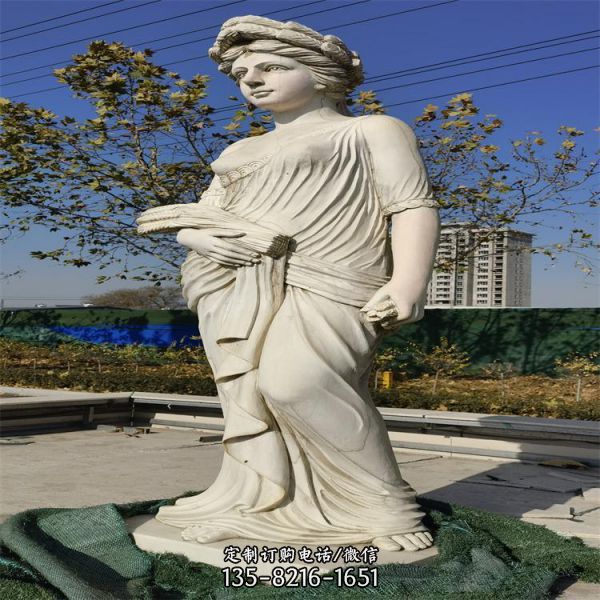 西方人物景觀廣場街道大理石石雕雕塑（1）