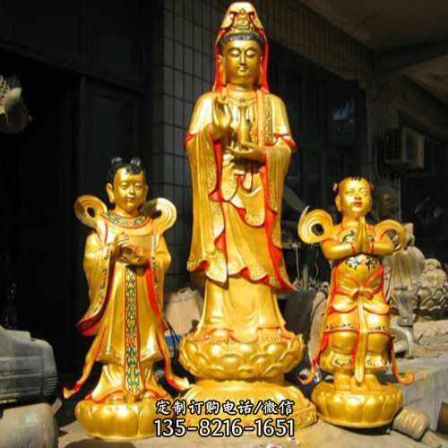宗教寺廟大型滴水觀音雕塑