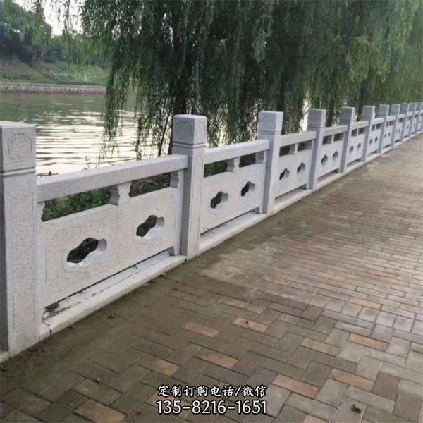 景區公園拱橋裝飾大理石雕刻防護欄桿（5）
