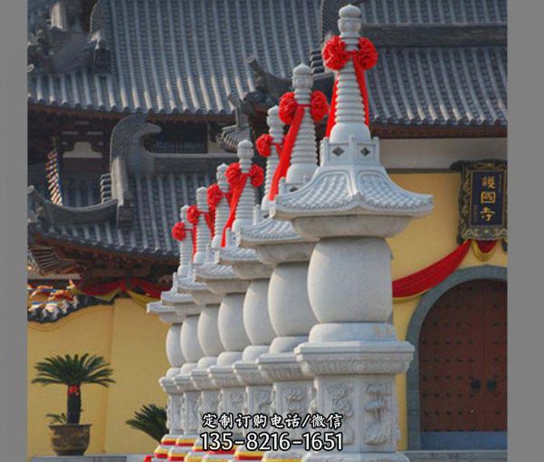 園林寺廟景觀舍利塔石雕
