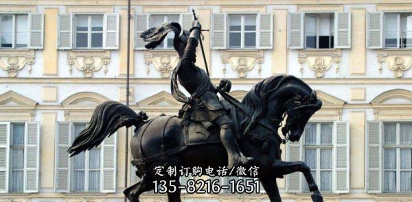 廣場(chǎng)羅馬士兵景觀銅雕騎馬雕塑