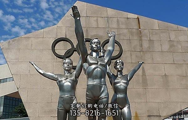 城市街道體育創意五環雕塑