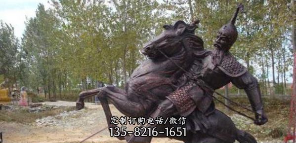 公園景觀銅雕騎馬雕塑