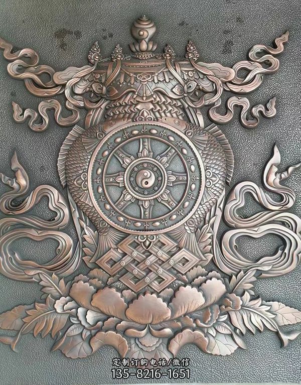 鑄銅浮雕雕刻裝飾畫