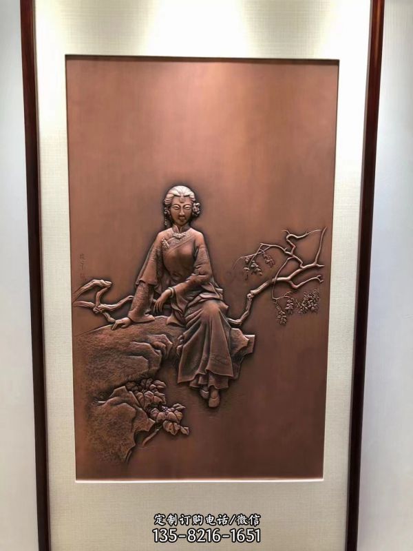 美女浮雕裝飾畫