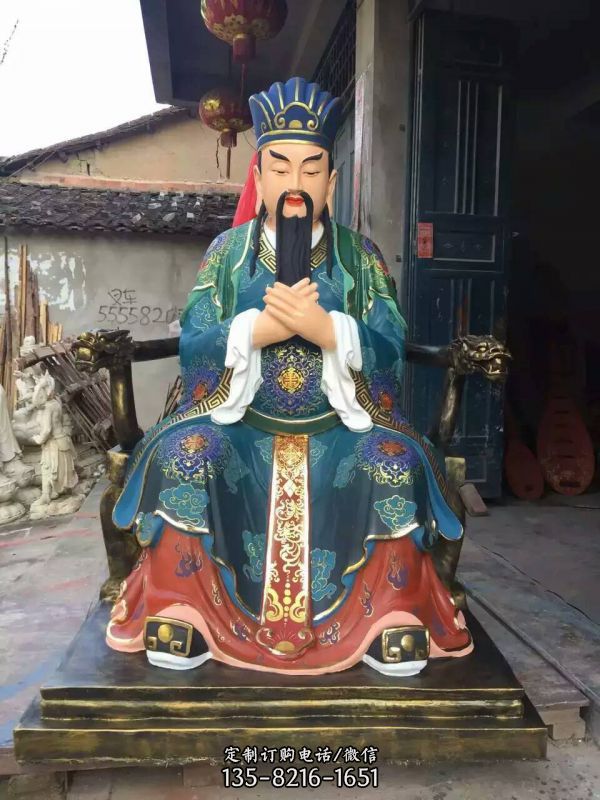 寺廟神佛銅雕彩繪城隍爺?shù)袼? title=