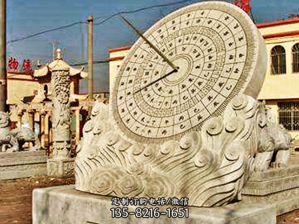 大理石石雕大型戶外景觀日晷雕塑
