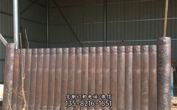 銅雕創(chuàng)意噴金烤漆書簡雕塑