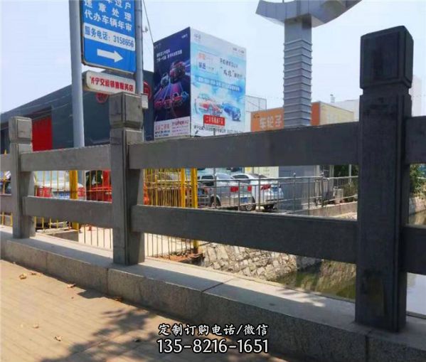 城市街河道大理石簡易石柱雕塑