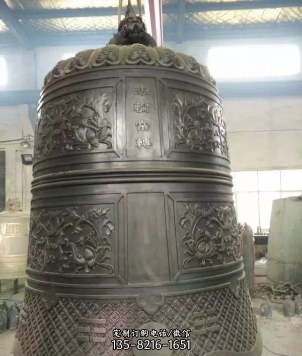 國泰民安銅鐘寺廟銅雕