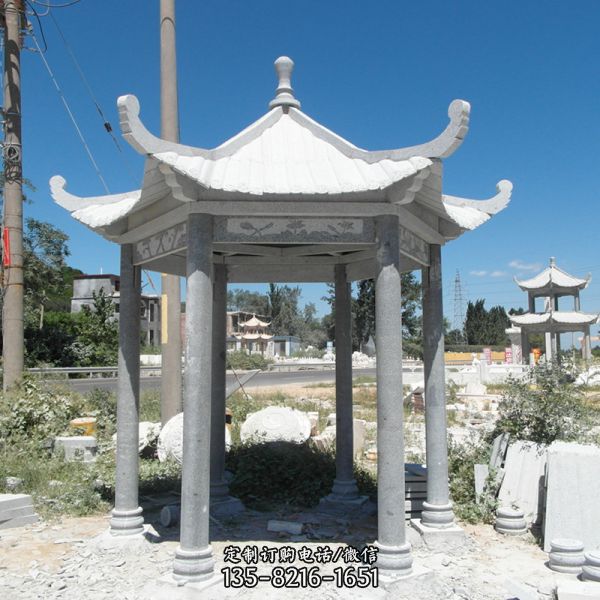 城市花園擺放簡易仿古建休閑涼亭