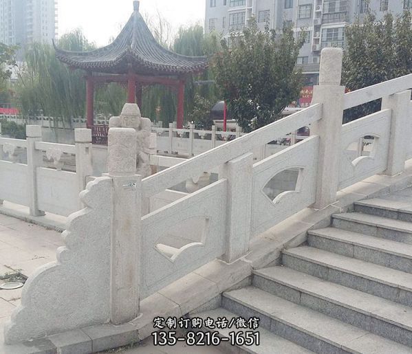 小區(qū)景觀石拱橋花崗巖欄桿雕塑