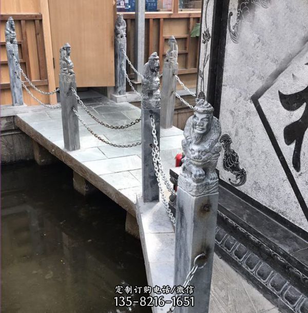 園林裝飾石橋拴馬柱欄桿