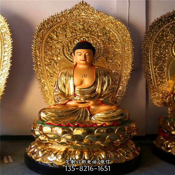 玻璃鋼彩繪景區(qū)大型景觀三圣雕塑