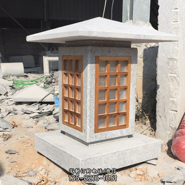 公園石燈園林景觀燈青石仿古庭院燈家居日式石燈籠裝飾
