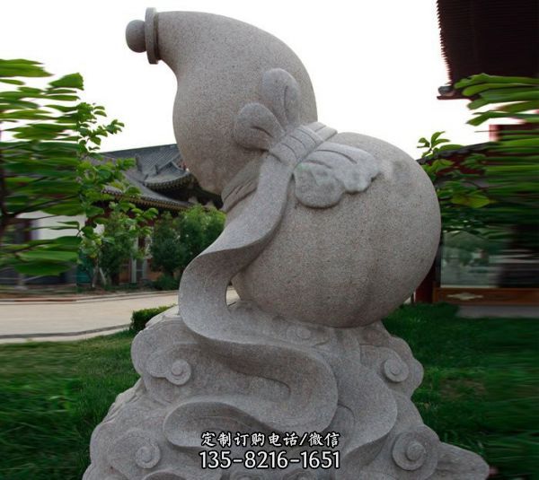 公園景區石雕葫蘆雕塑