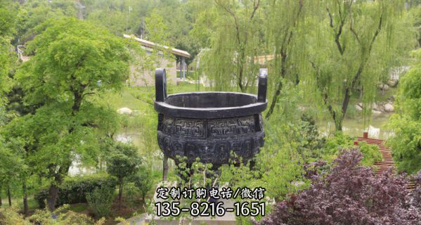祠堂上香香爐青銅器鼎雕塑