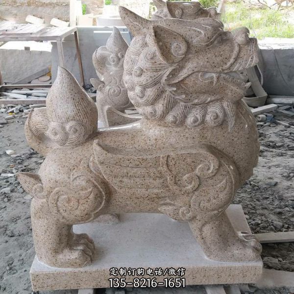 砂石石雕古代神獸貔貅雕塑