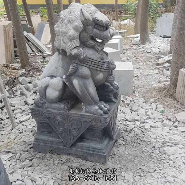 鎮(zhèn)宅招財大型仿真動物獅子雕塑