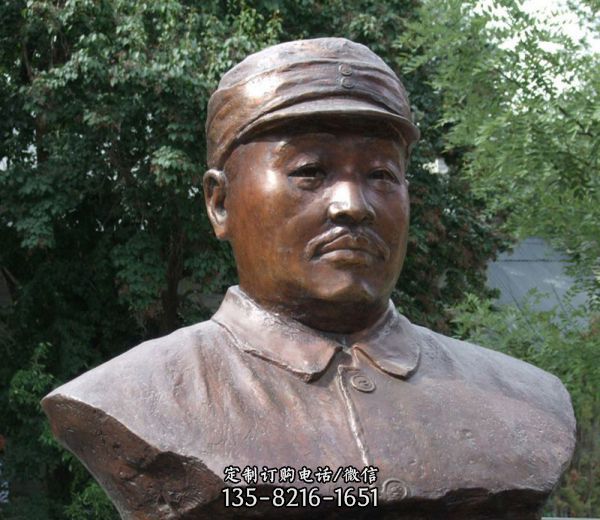 廣場(chǎng)胸雕銅雕十大元帥雕塑