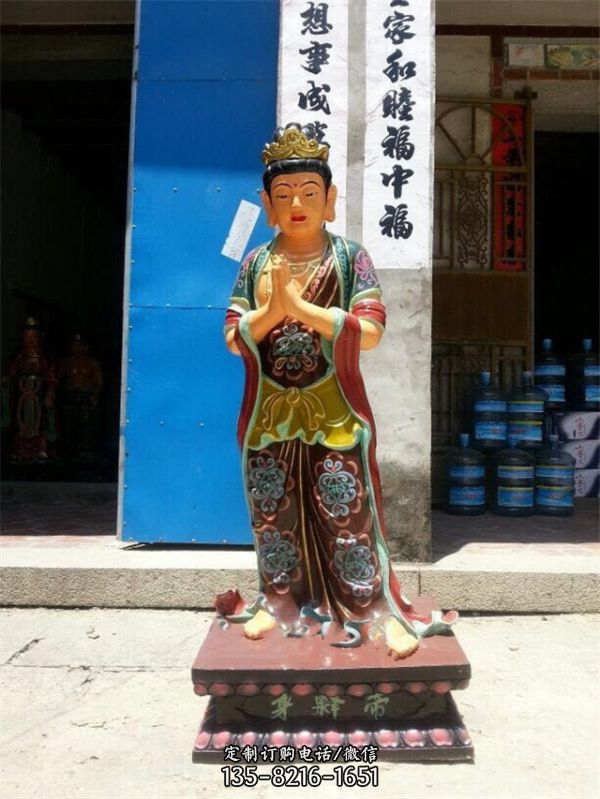 帝釋身玻璃鋼彩繪32應身神像