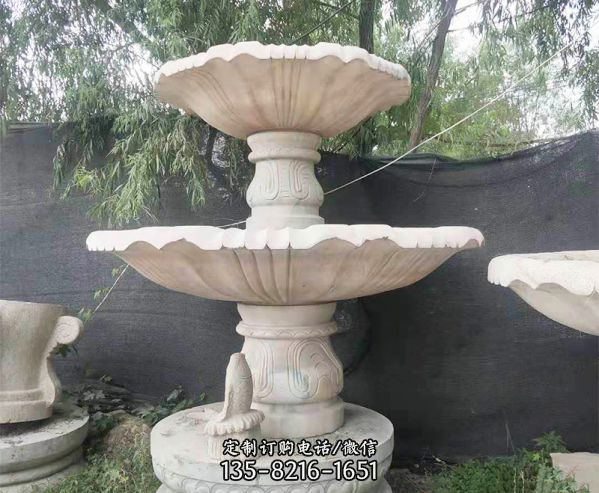 室內石雕噴泉流水擺件