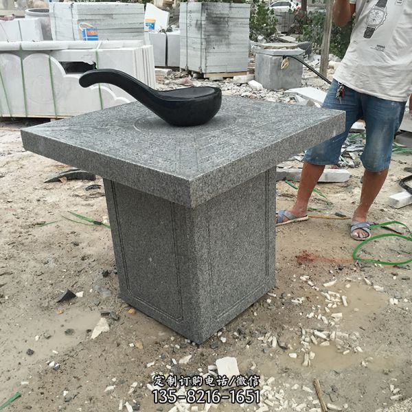 大理石石雕公園司南雕塑