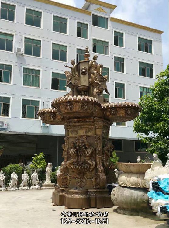 景區(qū)歐式園林噴泉鑄銅雕塑