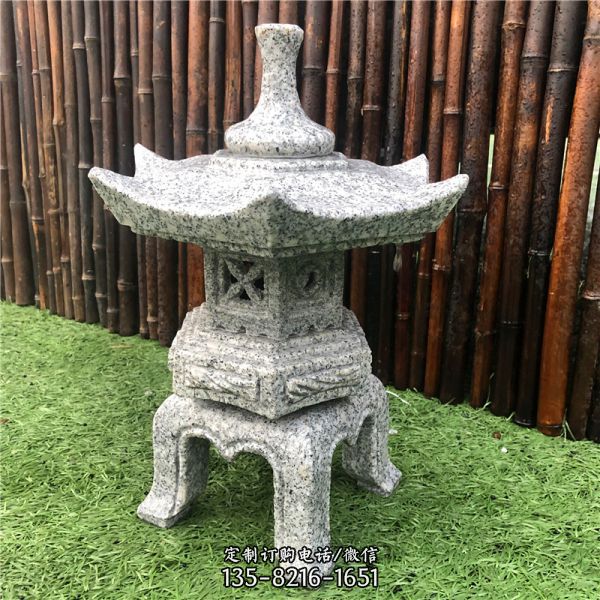 戶外景觀擺件砂石石雕石燈雕塑