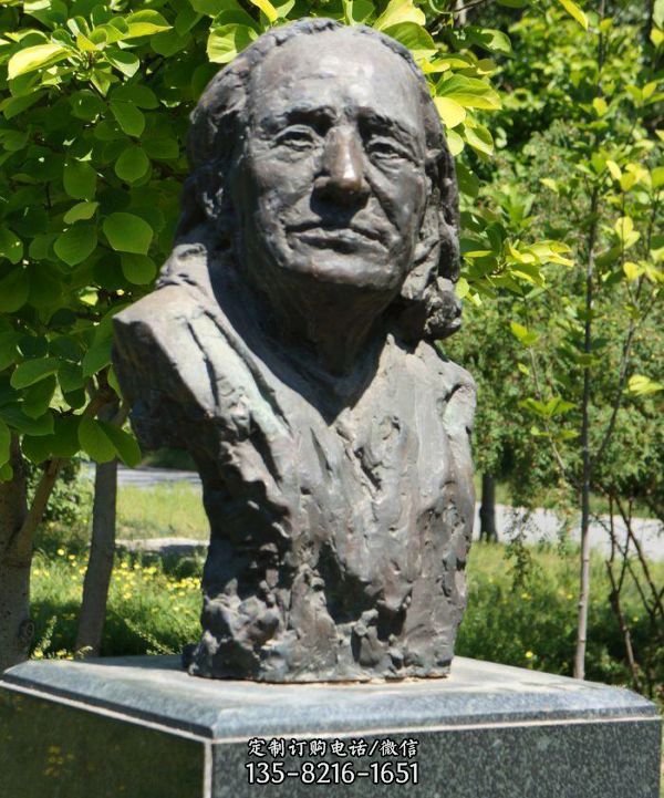 公園景區匈牙利鋼琴之王世界著名作曲家李斯特雕塑