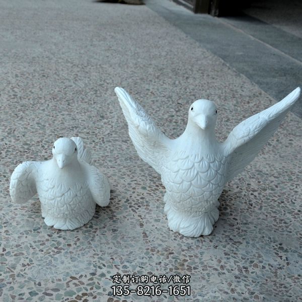 公園別墅玻璃鋼樹脂創(chuàng)意鴿子景觀