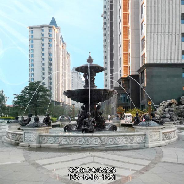 城市廣場歐式水景噴泉景觀雕塑