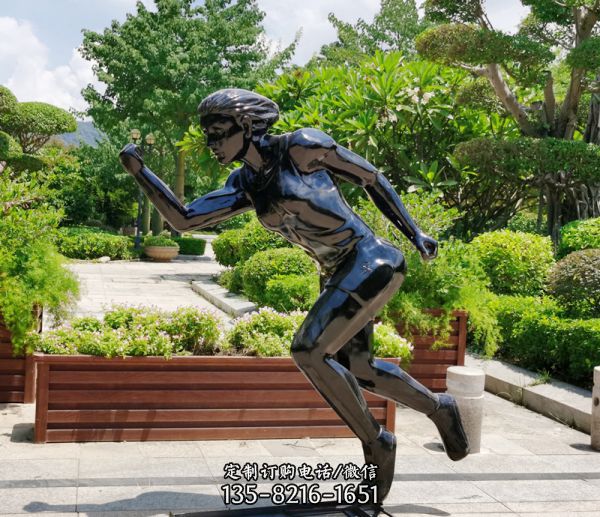 戶外抽象人物運(yùn)動(dòng)員雕塑大型園林景觀校園體育館瑜伽館裝飾擺件_794