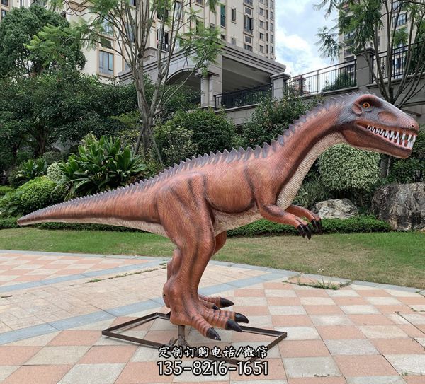 公園景區(qū)大型仿真動物戶外園林擺件霸王龍恐龍雕塑
