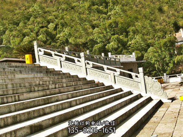 寺廟臺階大理石扶手欄桿