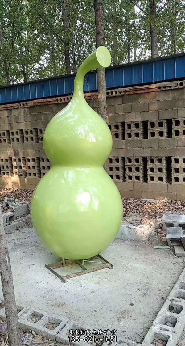 景區玻璃鋼烤漆園林葫蘆雕塑